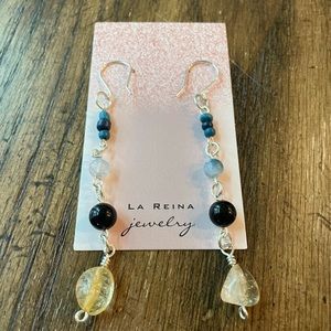 Witchy Woman Earrings Silver Plated